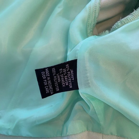 I.N. San Francisco L Green Open  Blazer Jacket - Picture 7 of 7